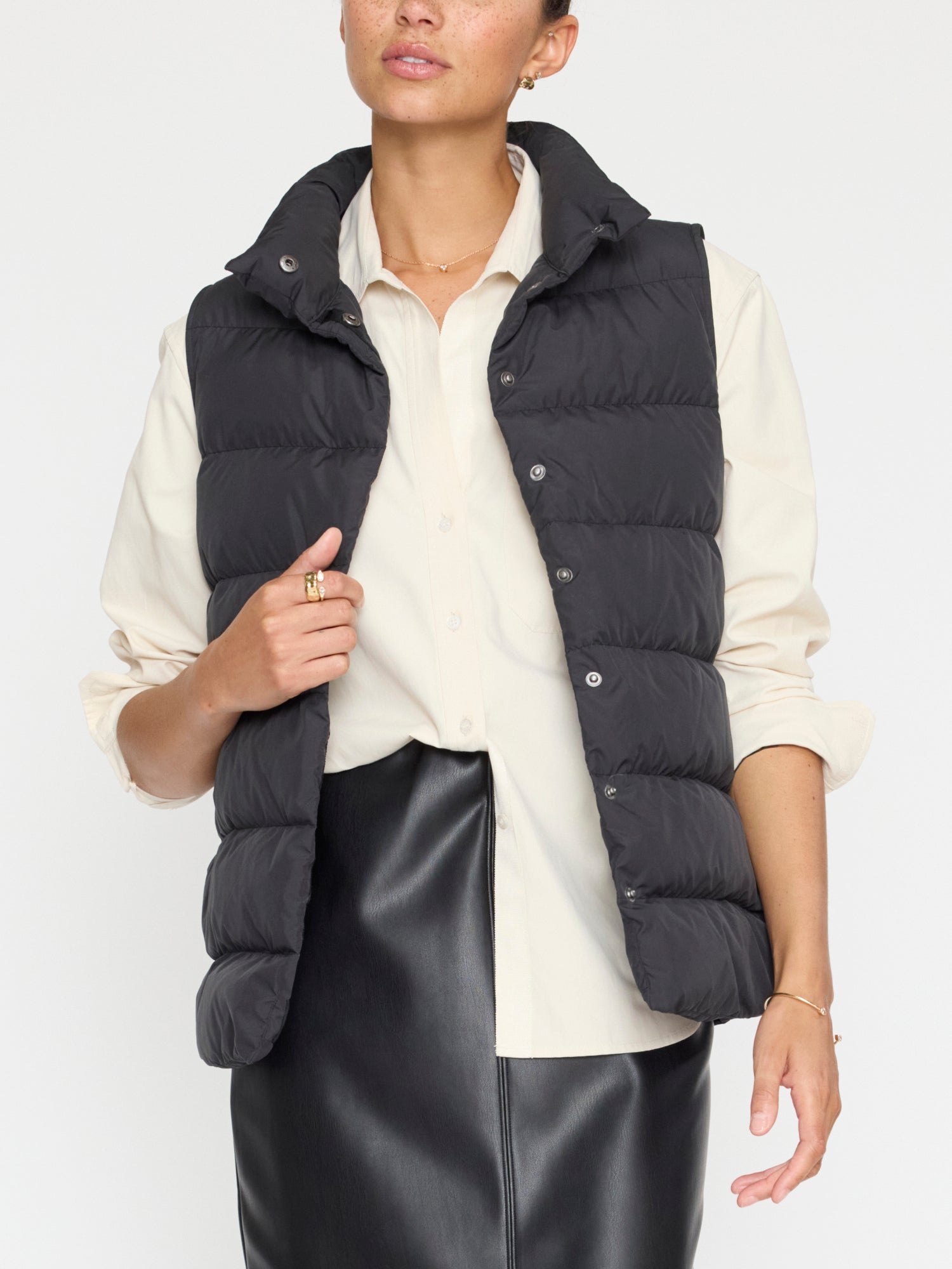 Brochu Walker Textured Suri Open Vest Jacket with Belt outlets XS