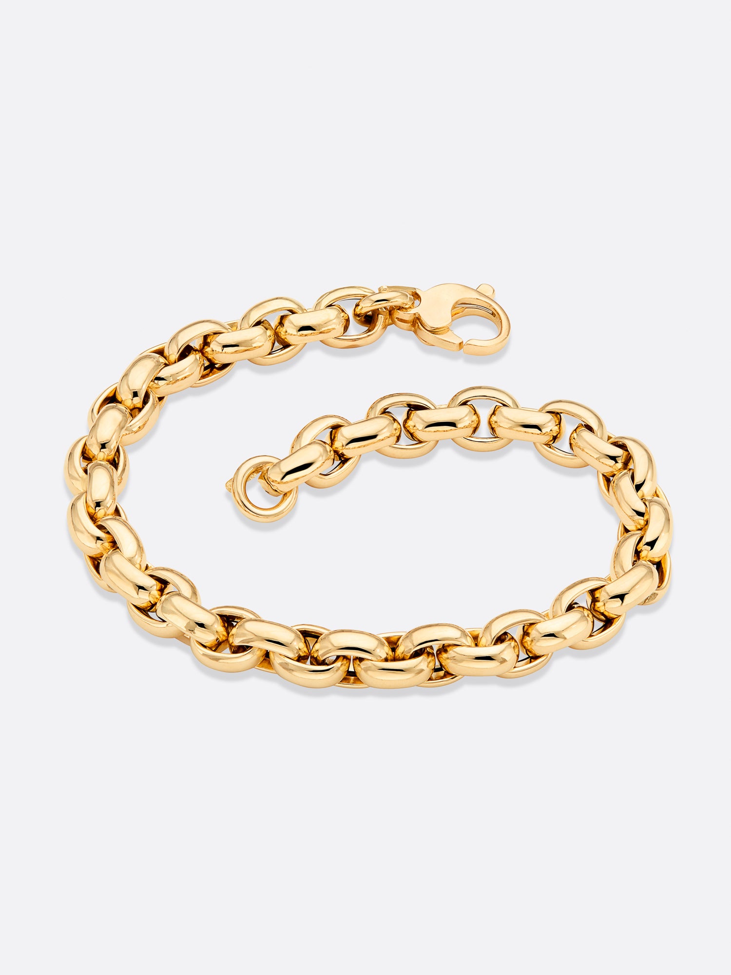 14kt White Gold Rolo Chain