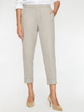 Westport light grey cuffed crop pant front view