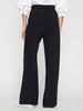 Duke wide leg black pant back view