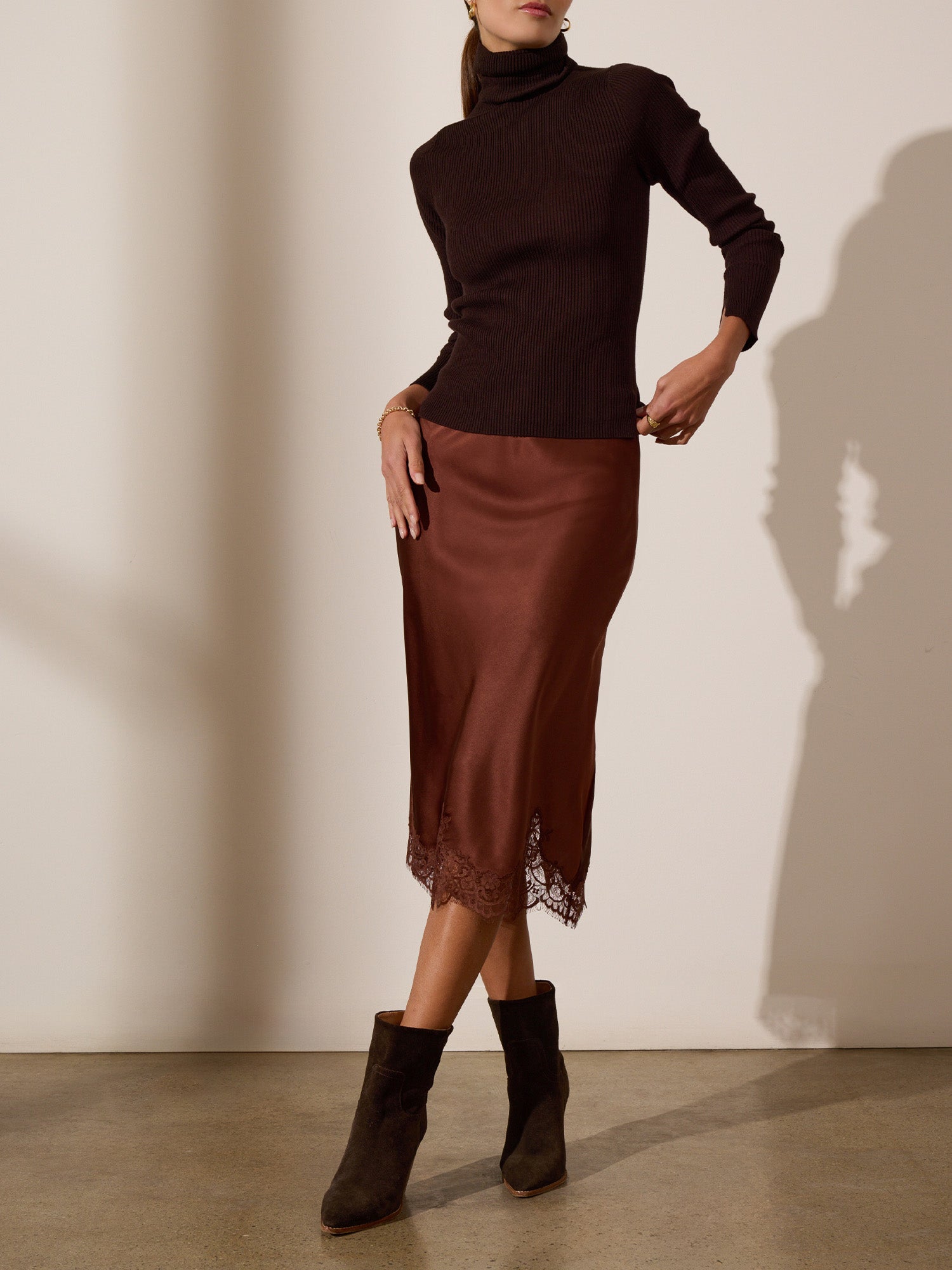 The Clara Silk Skirt