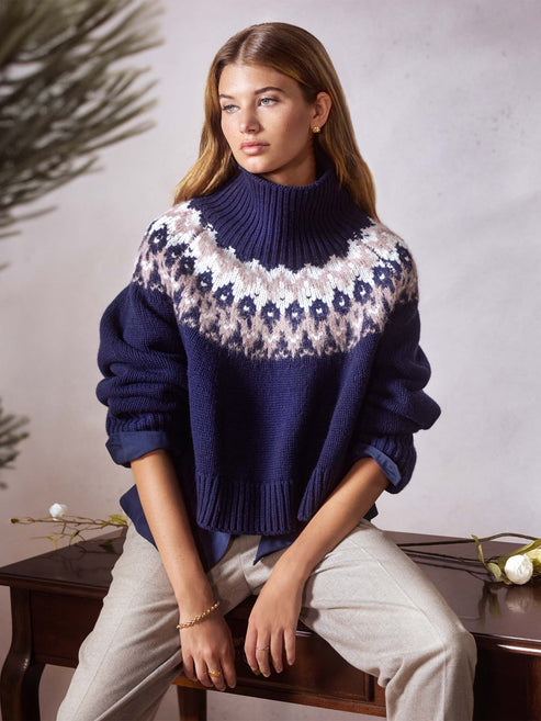 Touch of wool Fair Isle sweater