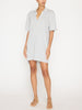 Faia polo mini grey knitted dress full view