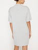 Faia polo mini grey knitted dress back view