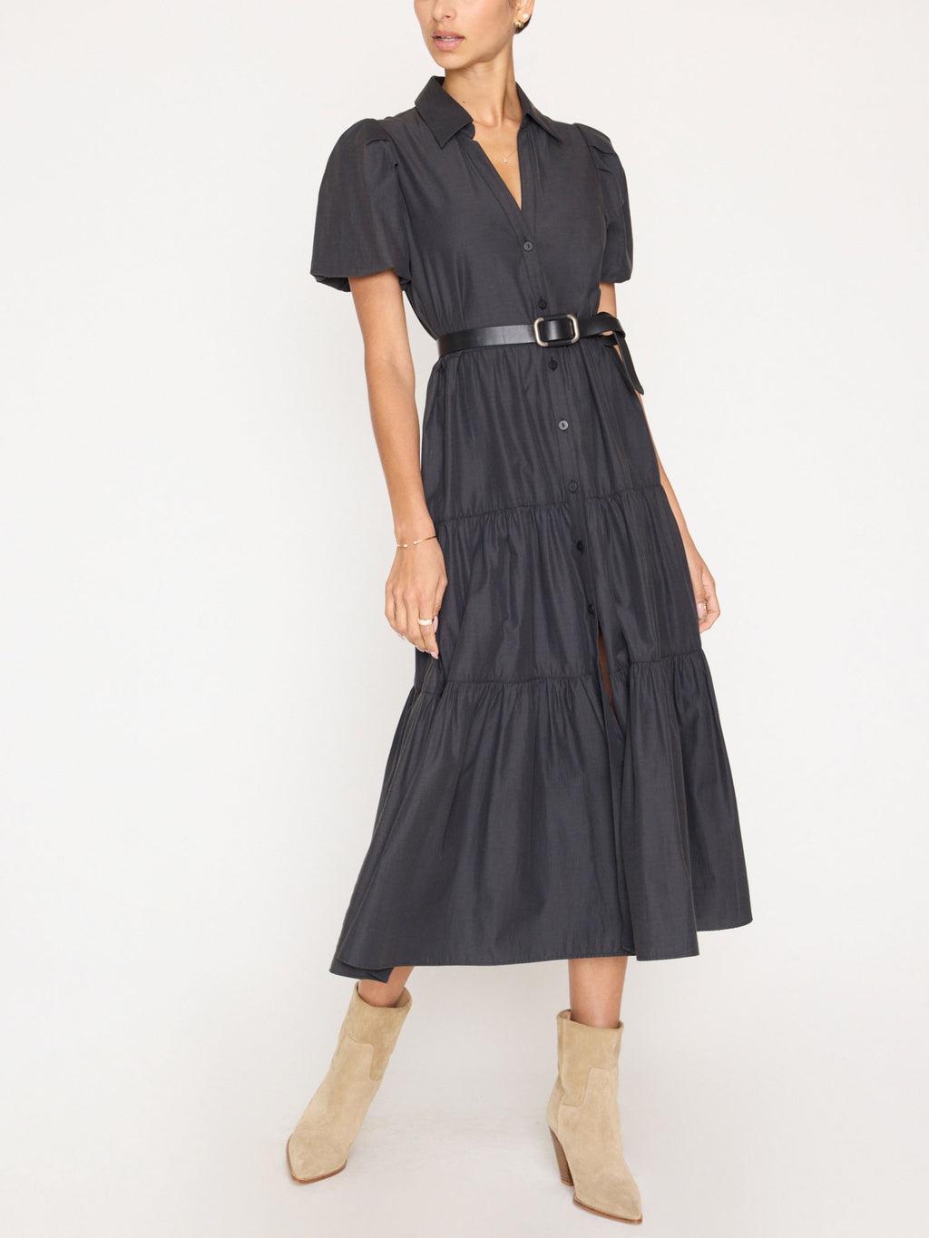 Havana Dress in Washed Black - Black Dress - Brochu Walker