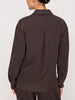 Amara button up brown blouse back view