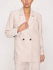 Avion double breasted beige blazer front view 2