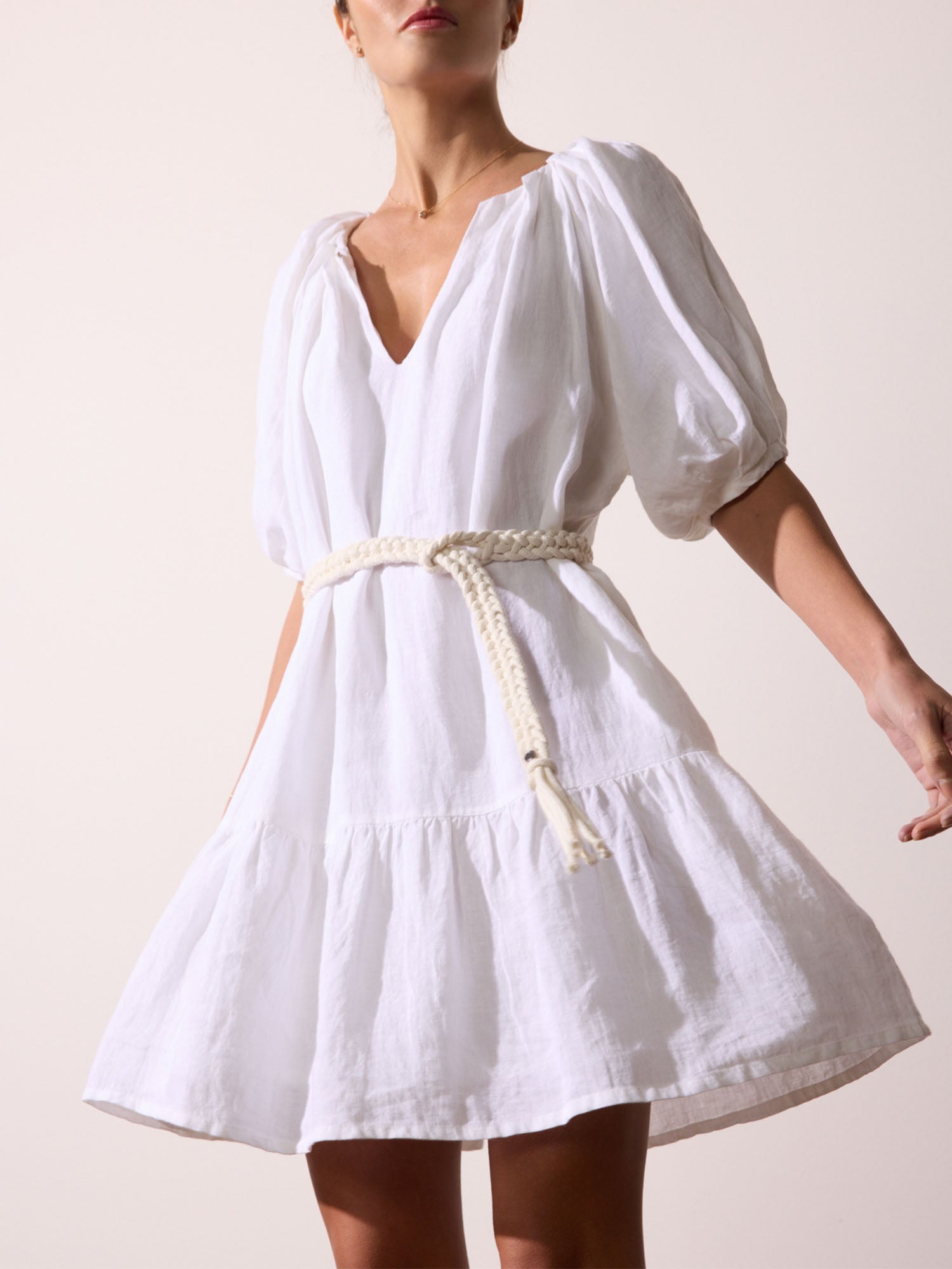 Women's Bree Dress in Pearl White | Brochu Walker