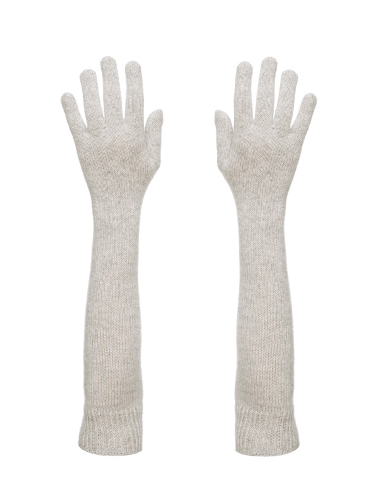 Women's Cashmere Gloves in Mist Mélange