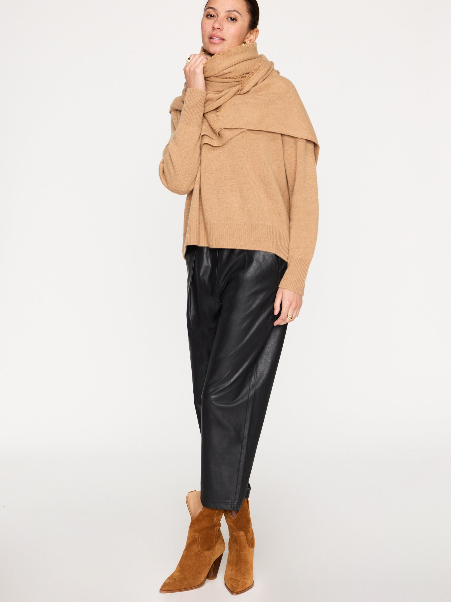 Tan hotsell cashmere wrap