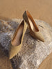 Everyday Tan Suede Pump top view