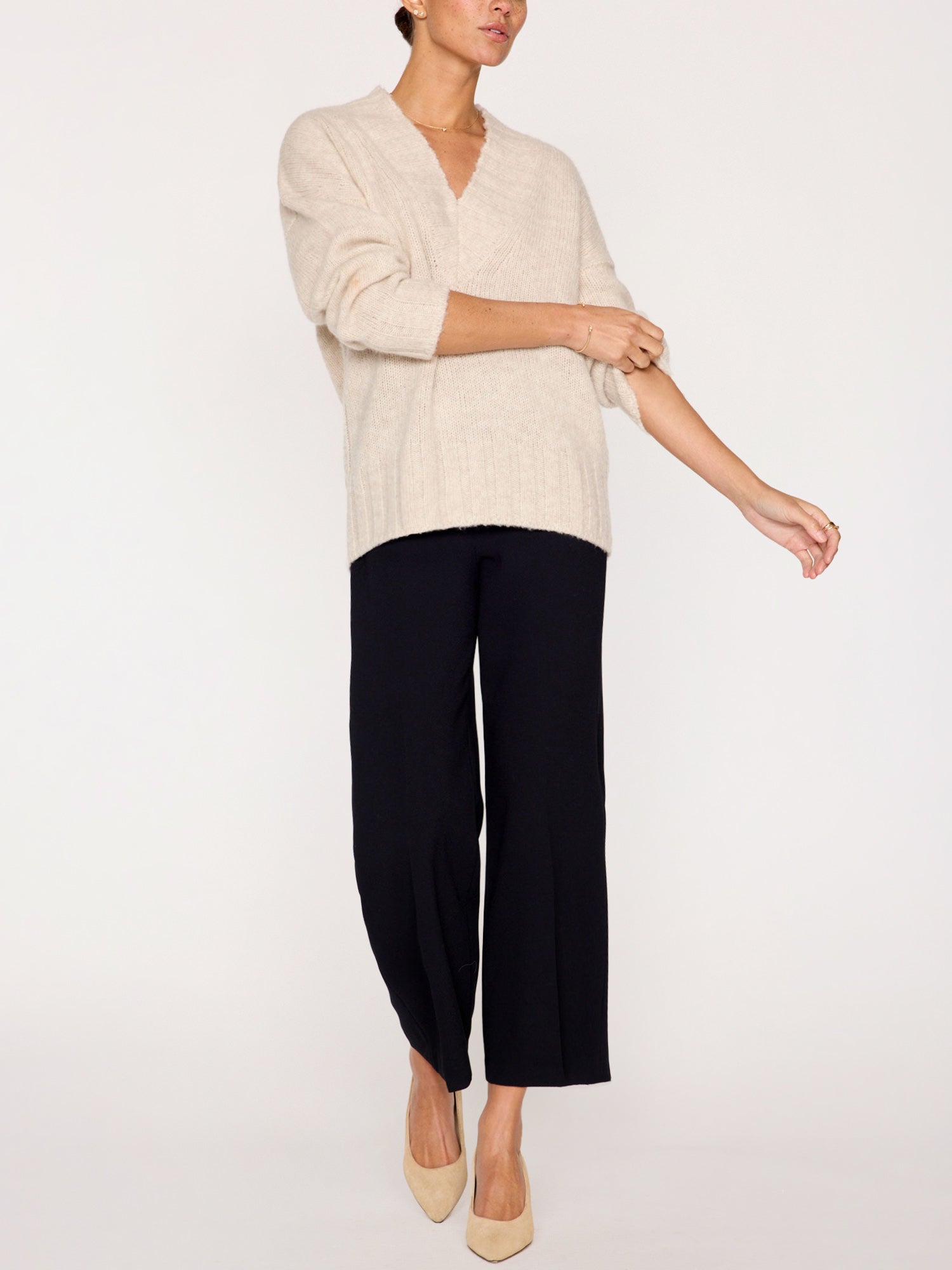 The Emme V Neck Sweater