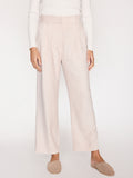 Harlow straight leg beige pant front view