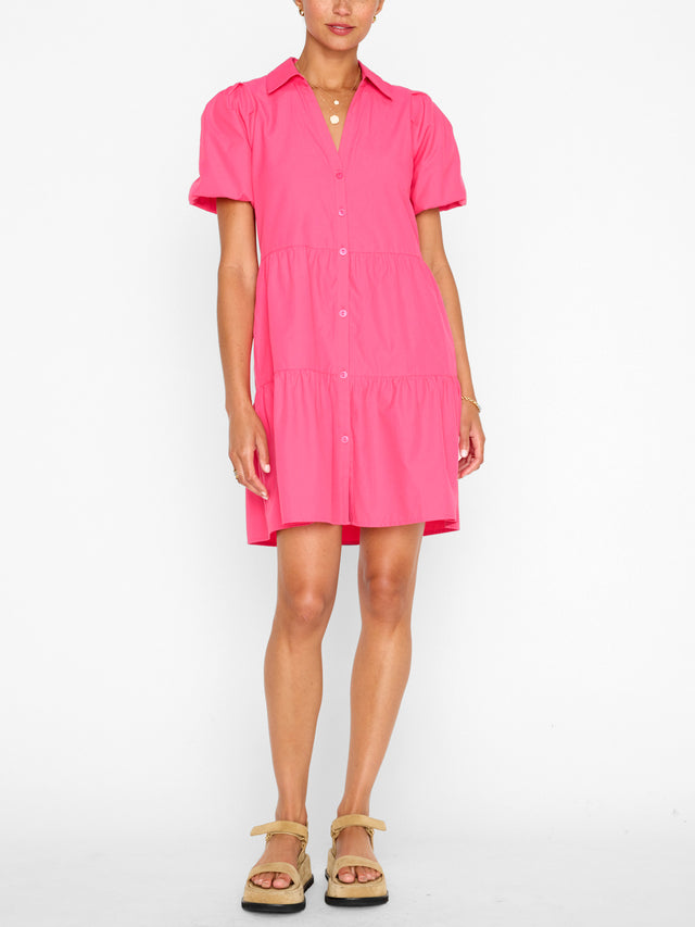 Women's Havana Mini Dress in Hot Pink