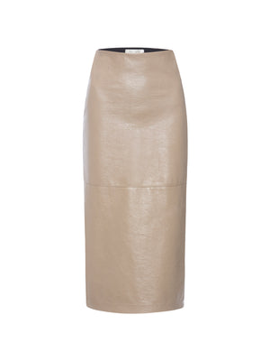 The Irene Vegan Leather Skirt