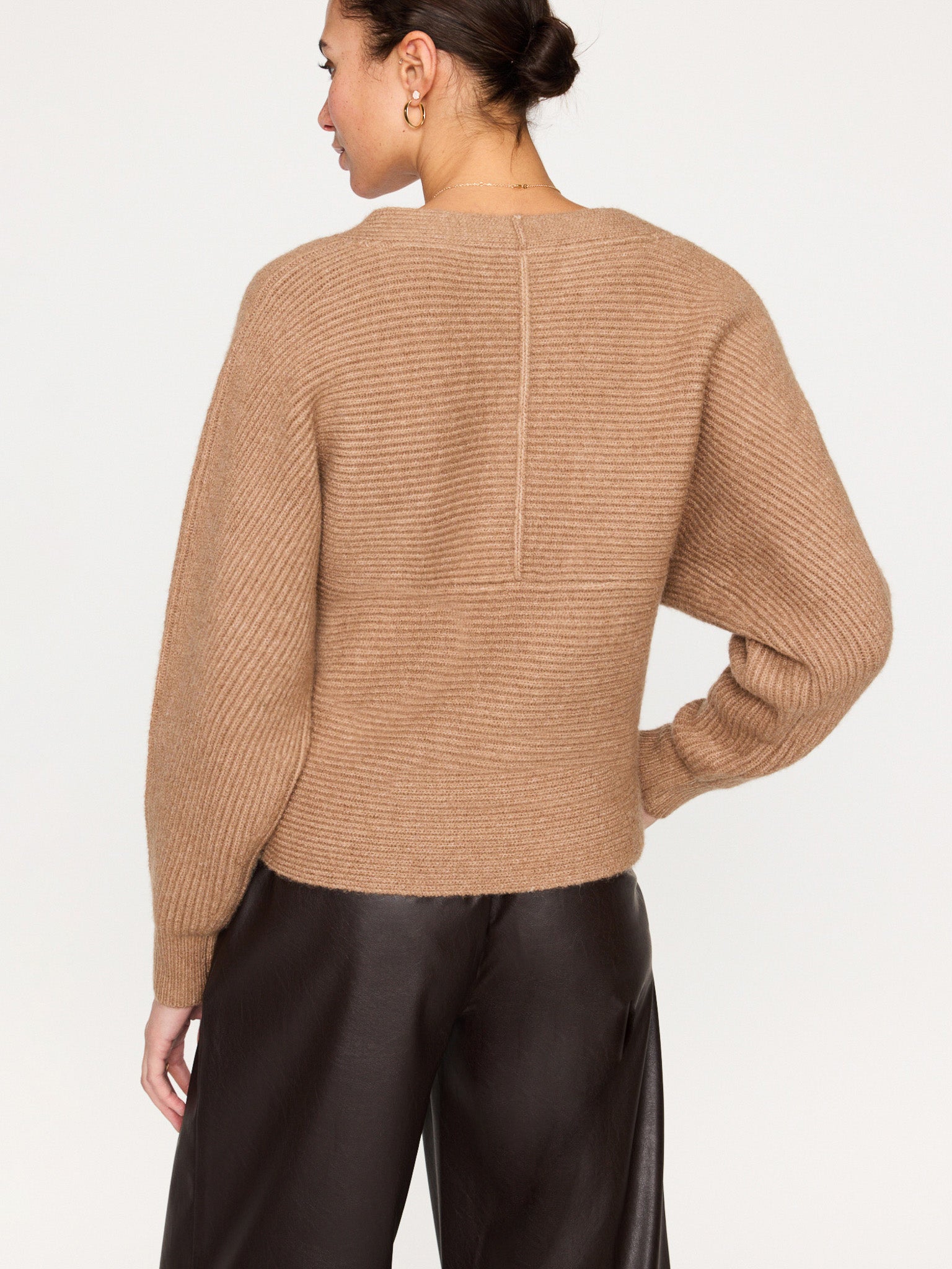 Camel wrap sweater best sale