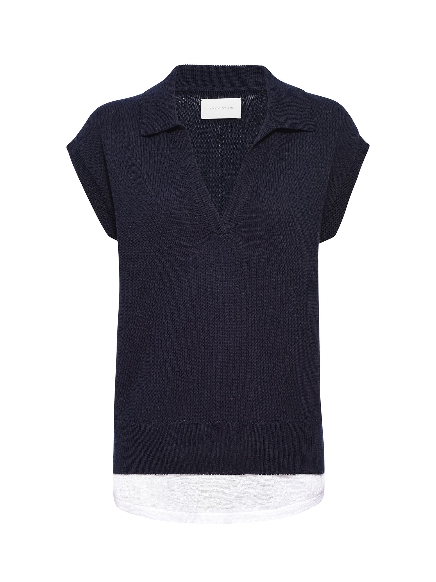 Women's Jaia Polo Looker in Hale Navy with White