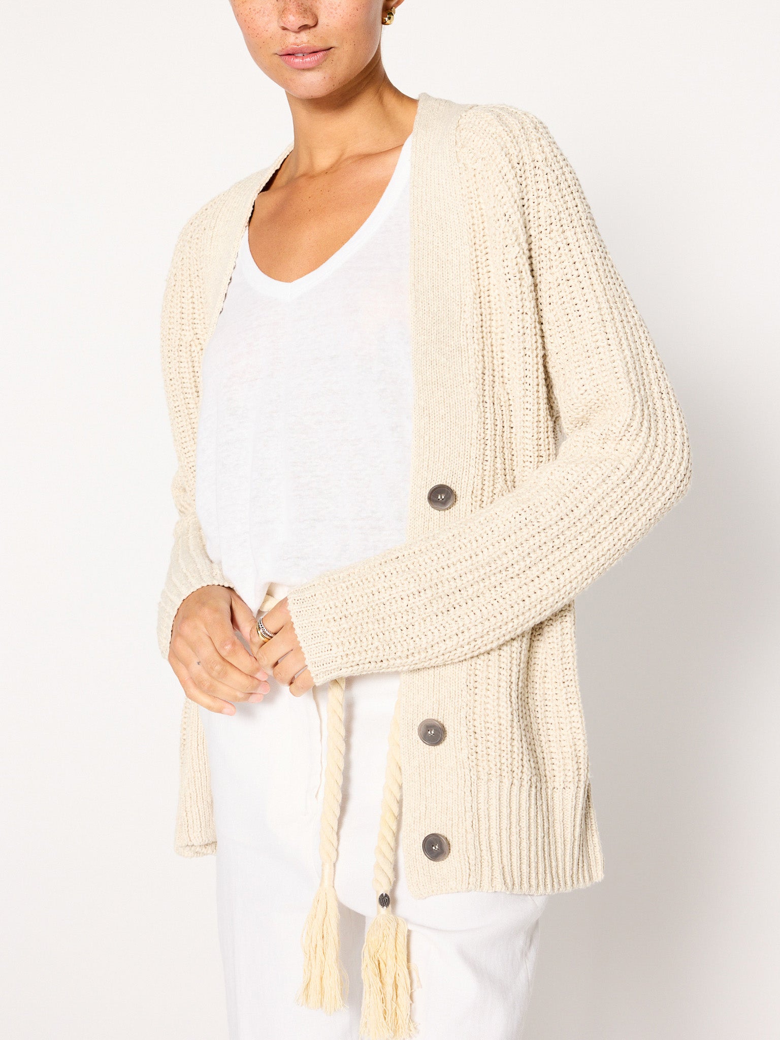 Brochu Walker | Women's Jen Cardigan in Beige