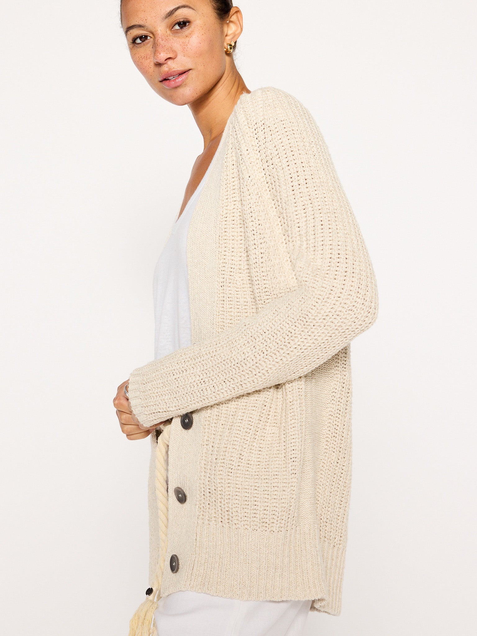 Brochu Walker | Women's Jen Cardigan in Beige