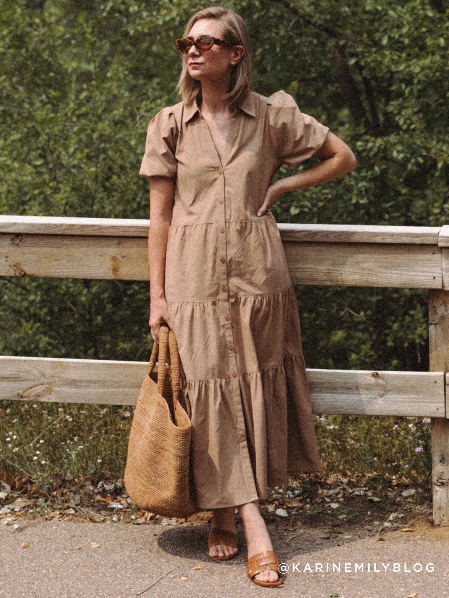 Women's Havana Dress in Tan