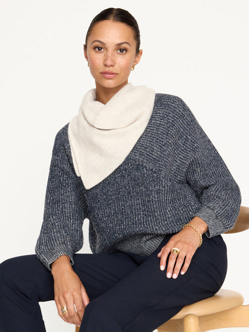 Leith + Square Neck Sleeveless Sweater