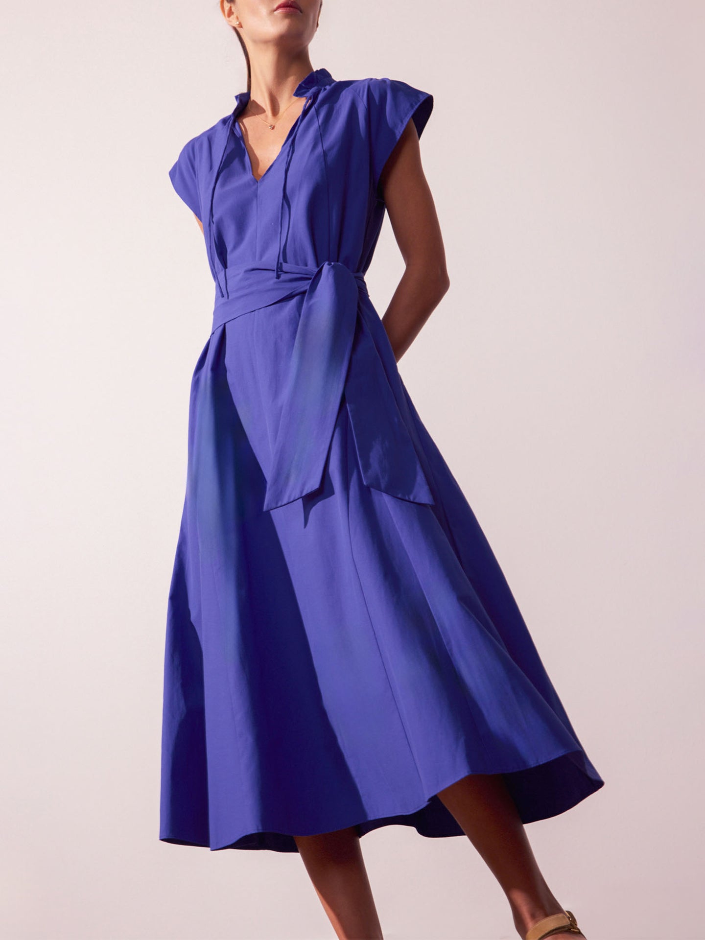 Women's Newport Midi Dress in Cobalt Blue | Brochu Walker