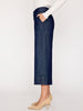 Odele blue cropped wide-leg pant side view