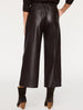 Odele brown cropped wide-leg pant back view