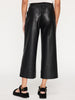 Odele black cropped wide-leg pant back view