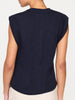 Reins navy crewneck muscle t-shirt back view