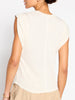 Reins beige crewneck muscle t-shirt back view