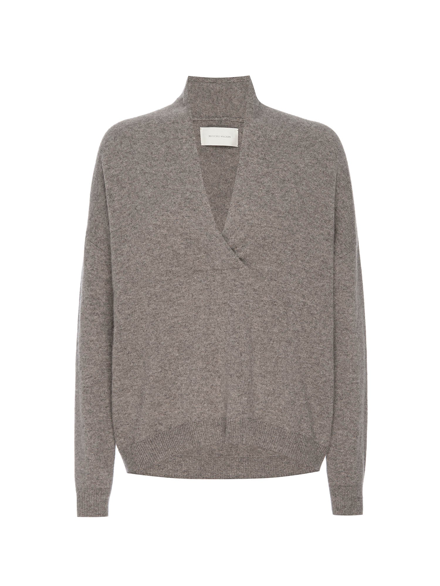 Brochu walker wool cashmere gray knit cardigan buy wrap sweater