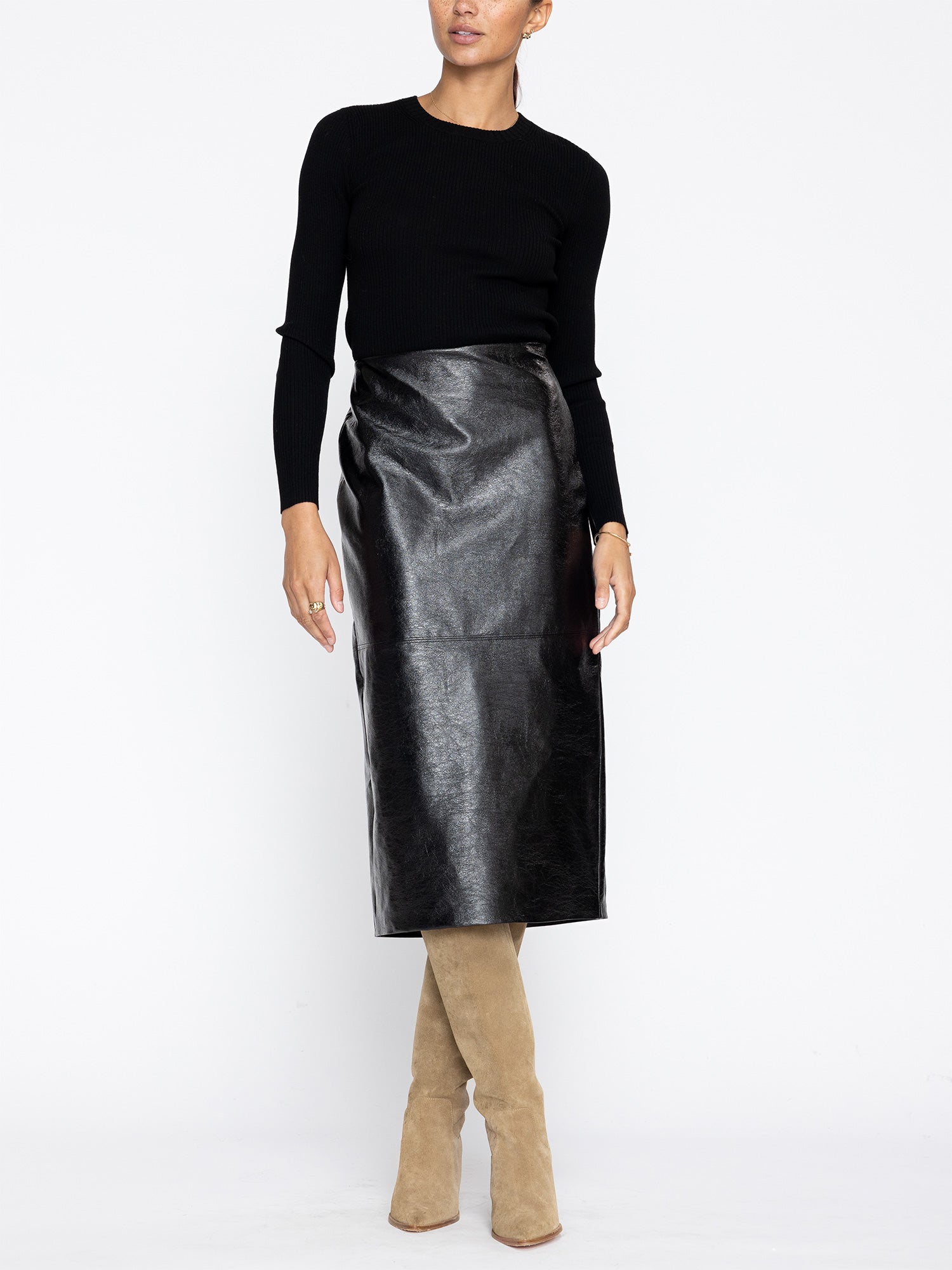 Leather skirt vegan best sale