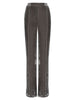 Tama velvet grey pant flat view