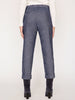 Westport indigo cropped pant back view