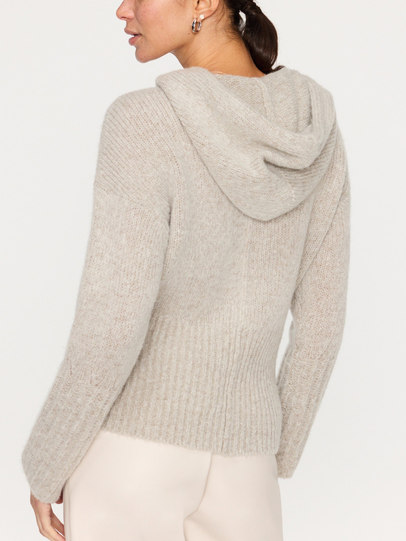 Theory cashmere crop on sale hoodie