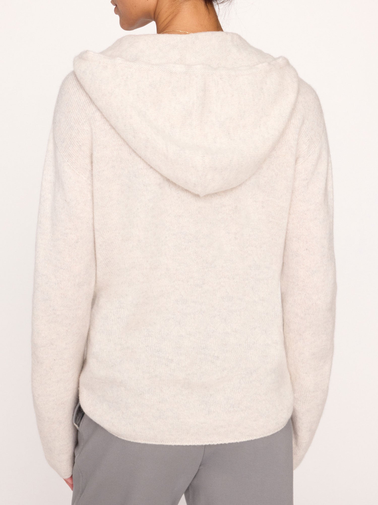 Cashmere pullover hoodie women's online