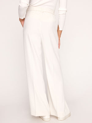 Duke wide leg off-white pant back view