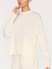 Fenton ivory crewneck fringe sweater side view