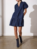 The Havana Mini Indigo Dress