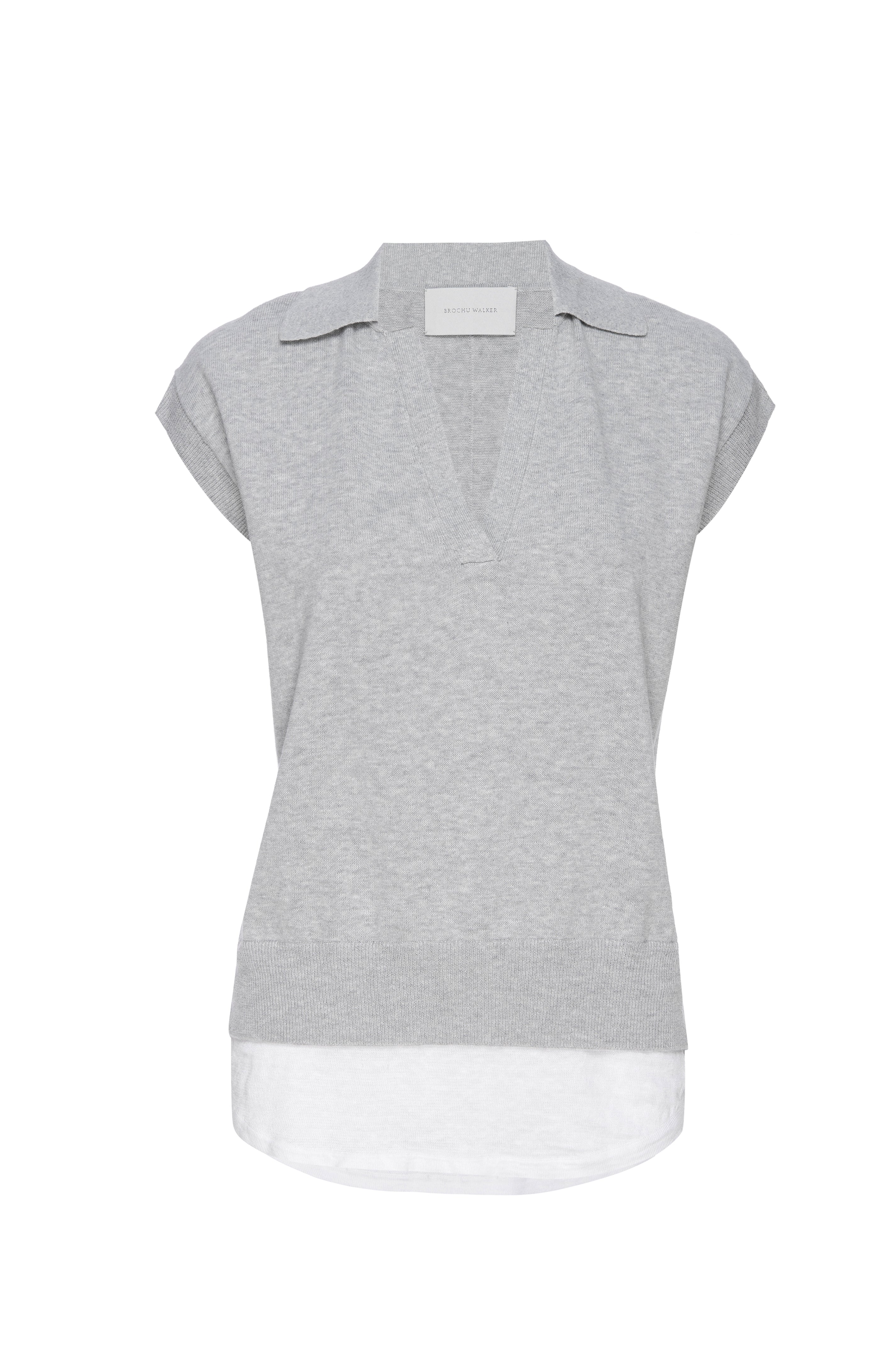 Women's Jaia Polo Looker in Salton Grey Mélange | Brochu Walker