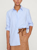 Lark button up light blue shirt front view 3