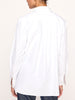 Lark button up shirt white back view