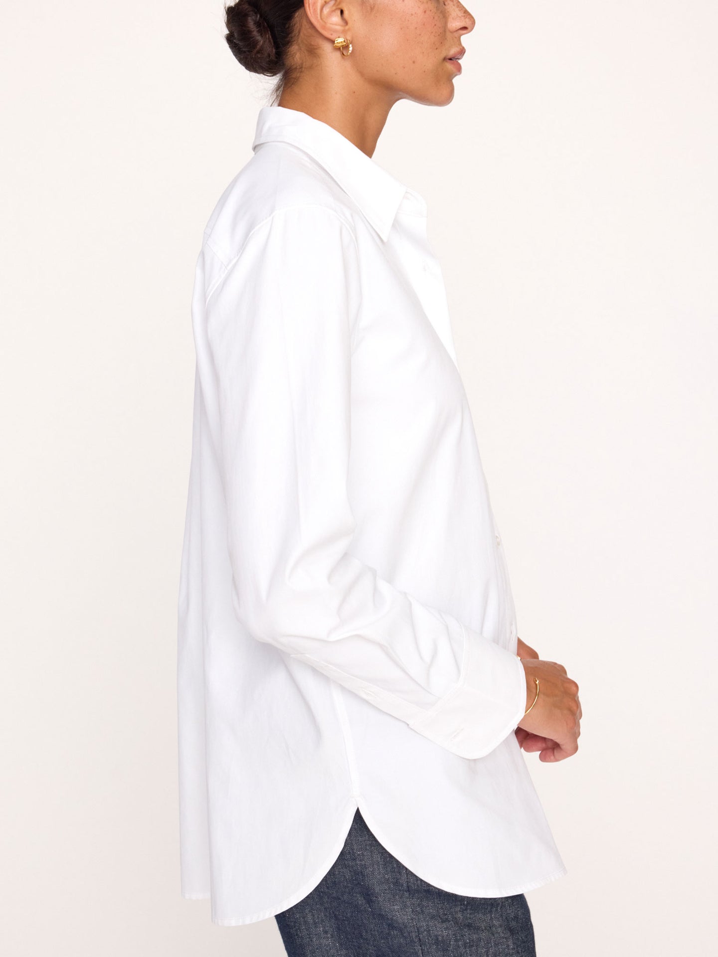 Women's Lark Shirt in Salt White | Brochu Walker