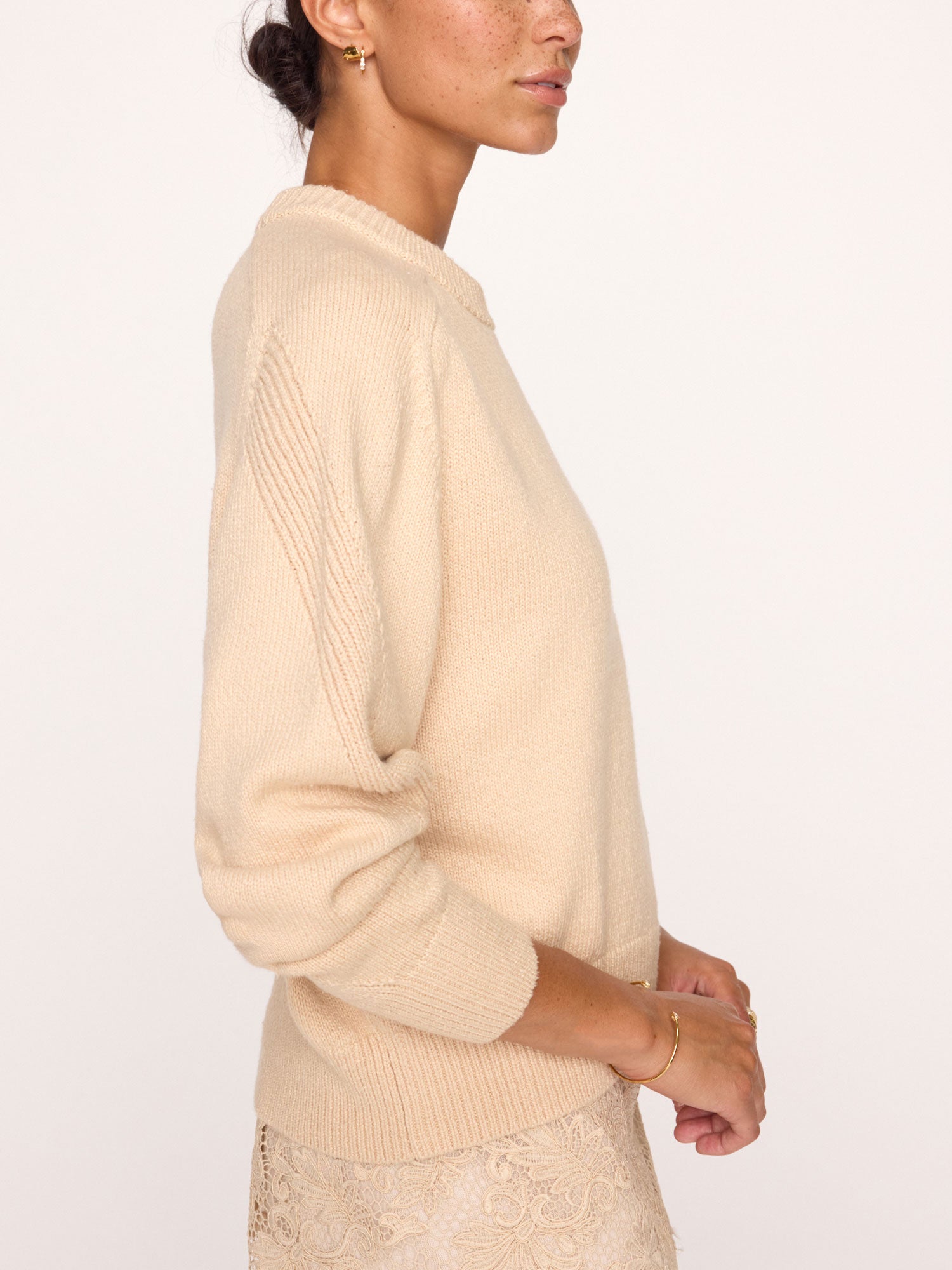 Women's Pele Knit Sweatshirt in Dove Grey | Brochu Walker