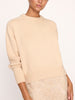 Pele tan crewneck sweater front view 2