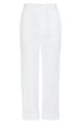 Westport white cropped pant flat view