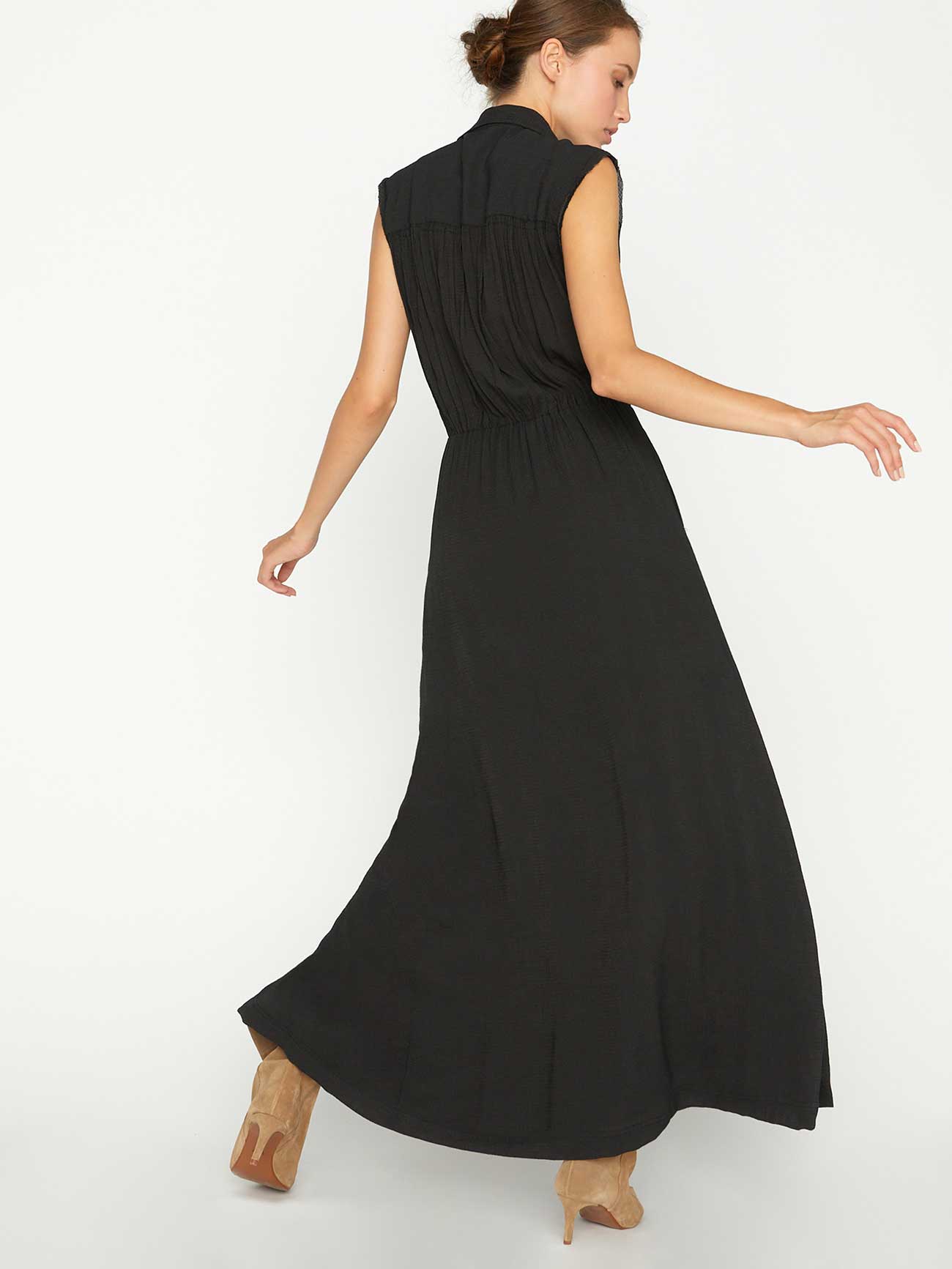 Brochu Walker Women's Madsen Sleeveless Maxi Dress, Black