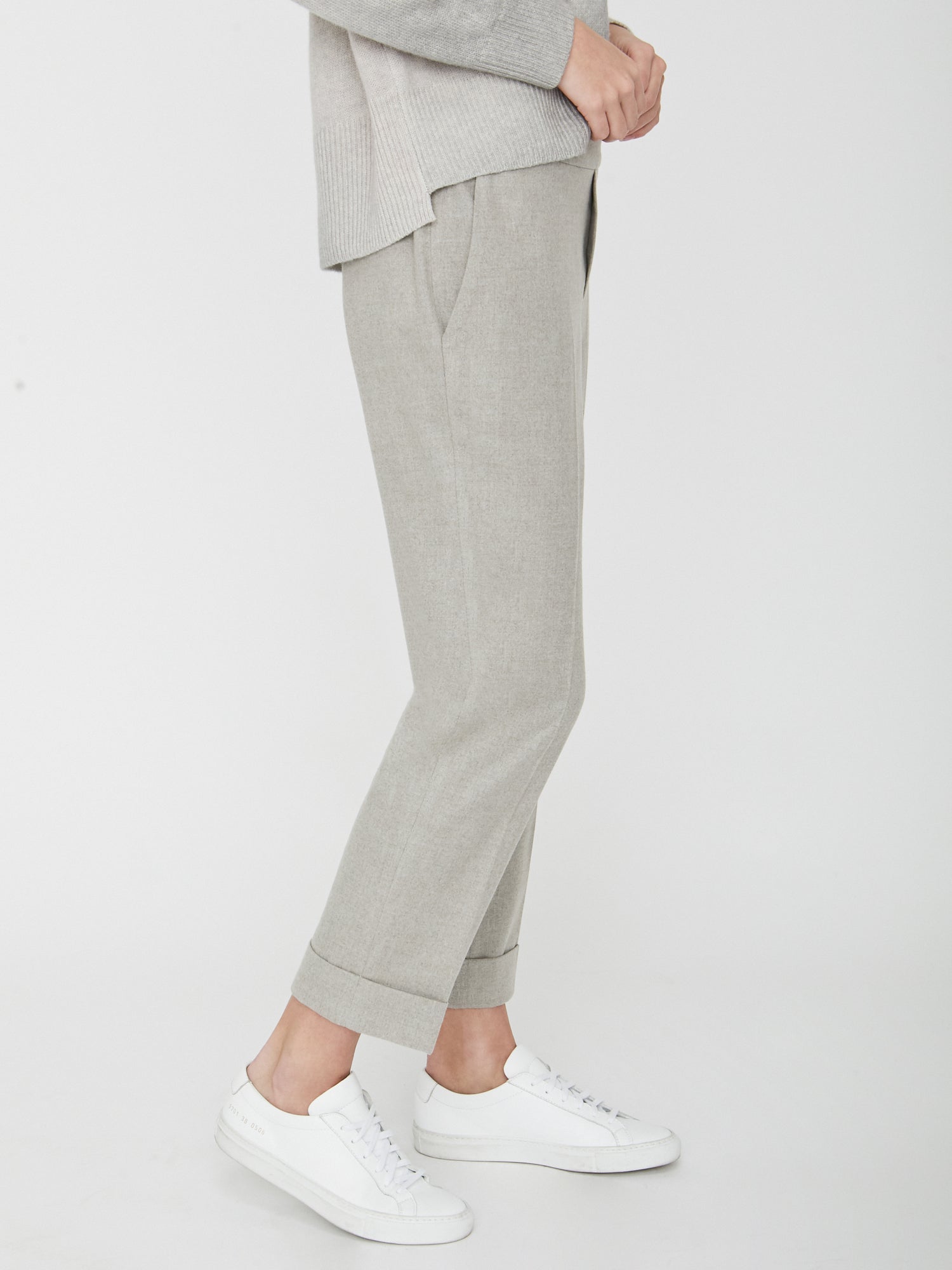 Buy Grey Melange Trousers & Pants for Men by HENCE Online | Ajio.com