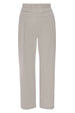 Fiera beige cropped pant flat view